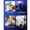thumbnail image 4 of Mini Lapel Microphone, Noise Reduction  Lavalier Microphone Plug And Play  For Karaoke Recording For Video Recording, 4 of 8