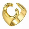 thumbnail image 1 of CUITING Fashion Adjustable Initial Alphabet Letter A-Z Ring Finger Rings Women Jewellery-Silver C, 1 of 9