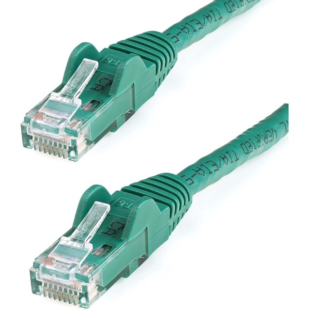 UTAH-5ft CAT6 Ethernet Cable - Green CAT 6 Gigabit Ethernet Wire -650MHz 100W PoE RJ45 UTP Network/Patch Cord Snagless w/Strain Relief Fluke Tested/Wiring is UL Certified/TIA (N6PATCH5GN)