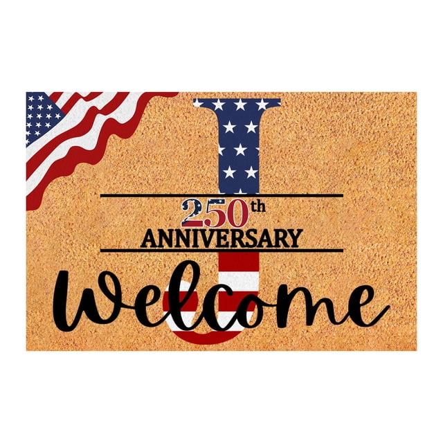 An A Z Letter Last Name Commemorating The 250th Anniversary Of The United States Rug A Celebration Of The 250th Anniversary Of Independence Day 40x60CM