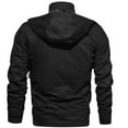 thumbnail image 3 of Men Winter Fleece Jacket Warm Hooded Coat Thermal Thick Outerwear Male Military Jacket, 3 of 9