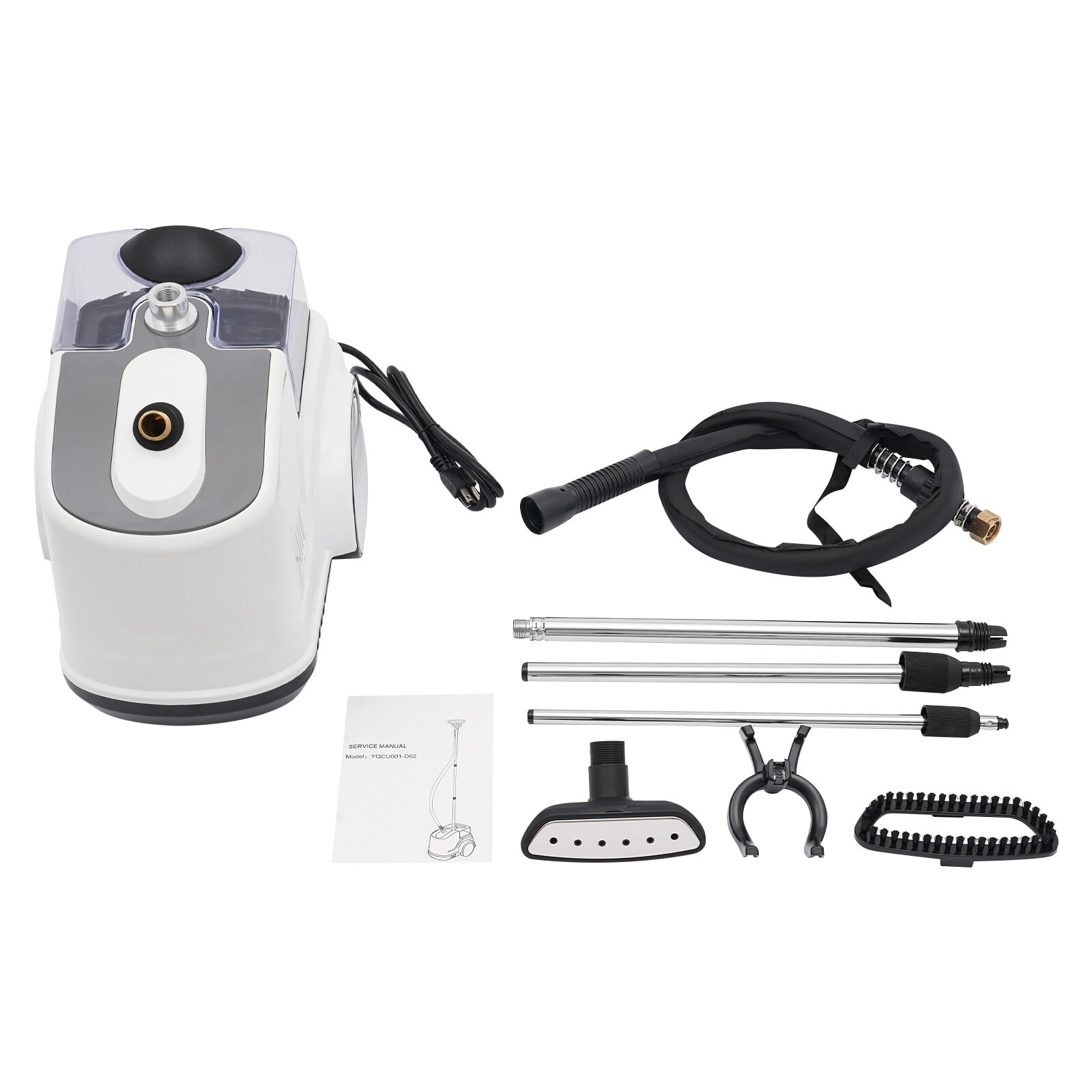 12.2*16.14*12.99 Adjustable Steam Temperature Floor Mount Modern White Garment Steamer for Homes