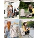 thumbnail image 2 of Mochila BJLFS blanca impermeable de 24 litros para mujeres y hombres de 0,5 kg, 2 of 9