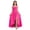 Pink 1, variant on OGLCCG Spaghetti Strap Junior Bridesmaid Dresses Silk Satin Ruffle Slit Flower Girl Dress for Teen Girls Formal Dresses for Girls 5-14 Years