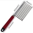 thumbnail image 2 of xiaxaixu Stainless Steel Potato Cutter Vegetable Crinkle Wavy Chopper Cutter, 2 of 9