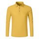 thumbnail image 5 of Ceisia Men's Relaxed Fit Linen Blend Long Sleeve Turndown Collar Shirt with Chest Pocket Yellow S Gifts, 5 of 6