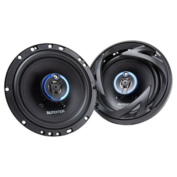 Autotek Street Machine Haut-Parleurs Coaxiaux Universels Audio de Voiture 3 Voies de 6,5 Pouces, Paire