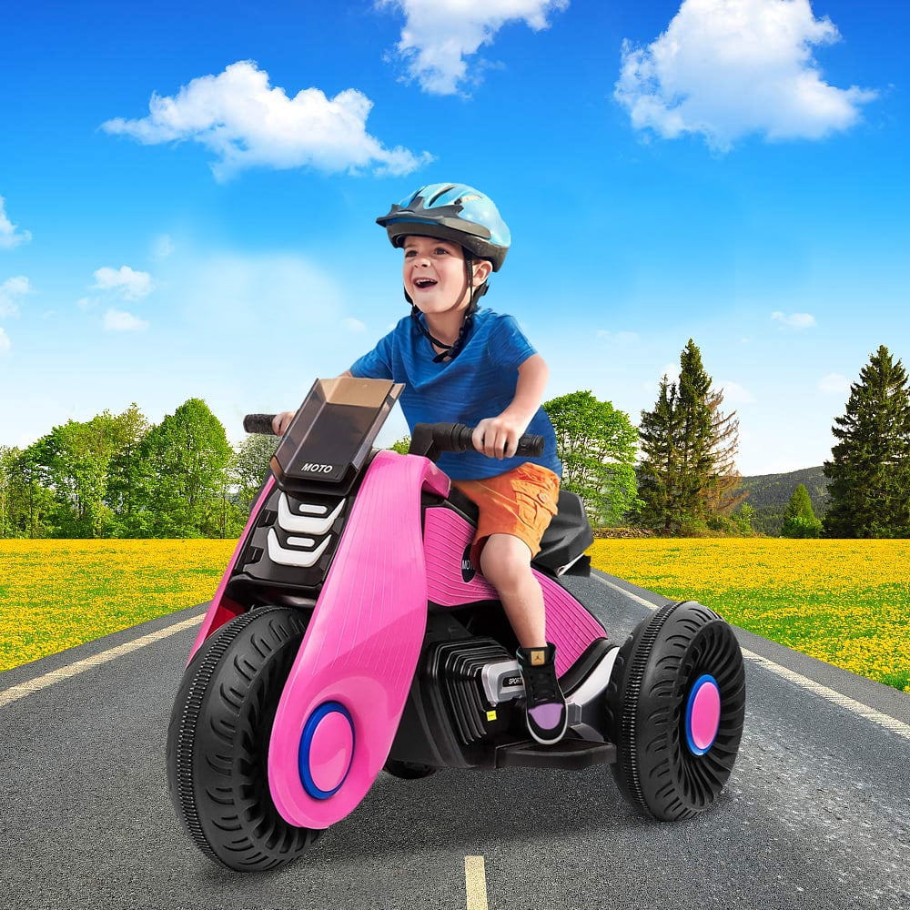6V Kids Motorbike, 3 Wheels Electric Bicycle for Toddlers Children