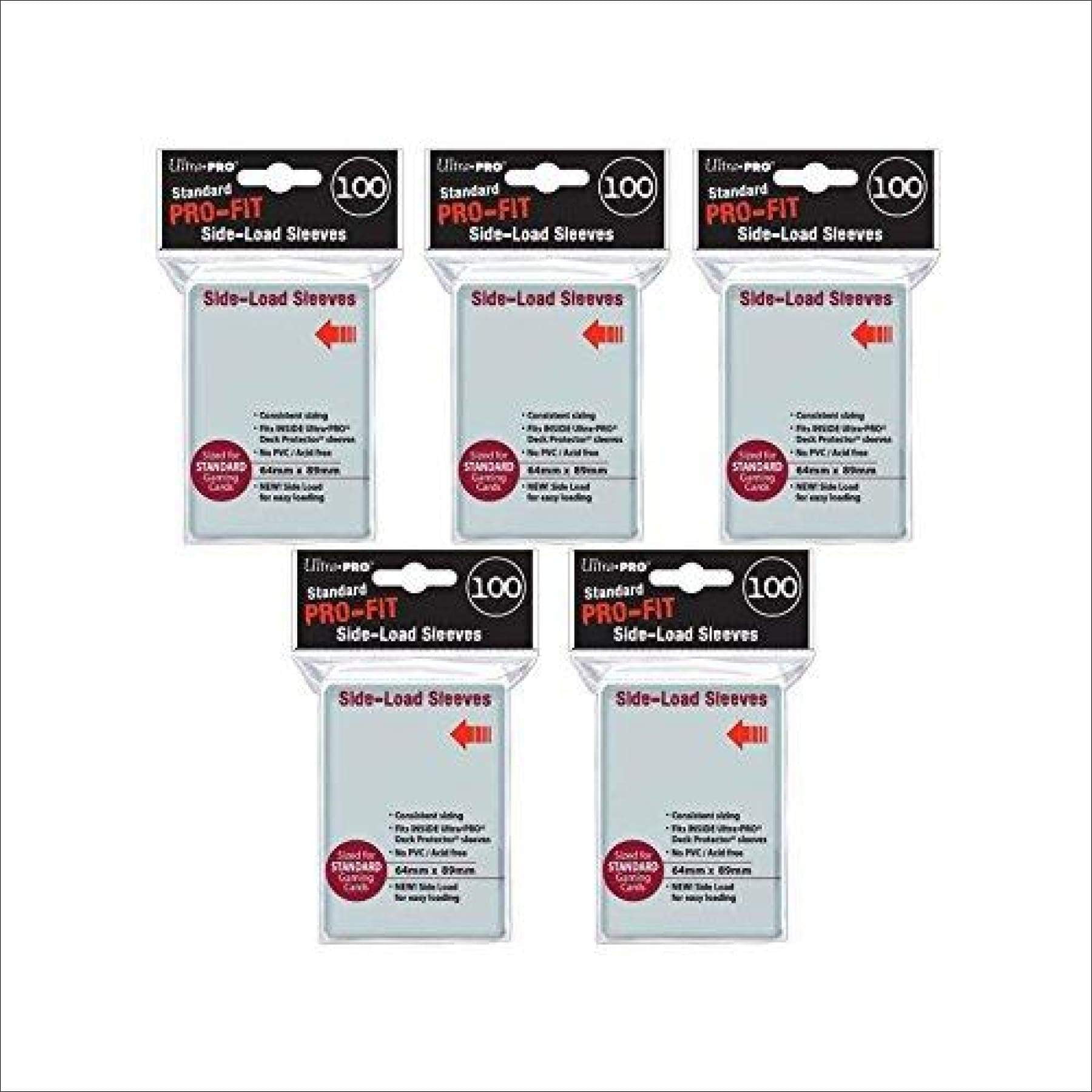 100 ct. ULTRA PRO PRO-Fit Small Side Load Deck Protectors 