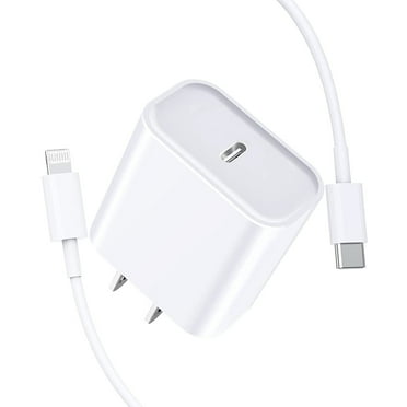 Zendure 20W PD USB-C Wall Charger with 6FT Cable Compatible with iPhone 13/12/11/XS/Max/X/8 Plus, iPad