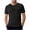 Black Short Sleeve for Men, variant on Men's Short Sleeve Textured Crew Neck Tee Streamlined Durable Fabric Comfortable Casual Daily Activity Wear Black L