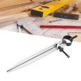 thumbnail image 3 of Wing Divider Leather Compass Adjustable Divider Calipers with Spring Nut for Leather Scribing Marking Wood Plastic Metal, 3 of 7
