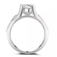 thumbnail image 3 of 2ct Prong Sets Engagement CZ Band 925 Silver Women's Party Jewelry Ring Size 4-9, 3 of 4
