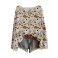 thumbnail image 4 of YVNAURA Plus Size Women’s Halloween Graphic Pullover Sweater Pumpkin Witch Print Knit Top Loose Crew Neck Long Sleeve Casual Fall Winter Spooky Season Shirt 1 Pack, White,XXXL, 4 of 4