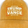 thumbnail image 2 of Vance 2024 Sombrero Ajustable Transpirable Algodón Gorras Béisbol () Amarillo, 2 of 5