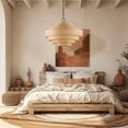 thumbnail image 6 of UEEYAC Wabi-sabi Retro Designer Pendant Lamp B&B Lobby Reception living Room Fabric Chandelier, 6 of 15