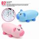 thumbnail image 3 of Baby bath water toy - 2 pack Pig Shaped Water Shooter for Summer Beach Fun Plastic Design Interactive Pool for for Hot Days(Pink and blue), 3 of 5