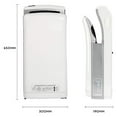 thumbnail image 7 of 1800W Automatic Jet Hand Dryer With Vertical Slim Double For Commercial Wall Mounted Electric Fast Drying For Toilet ,Power as an Elephant, 7 of 7