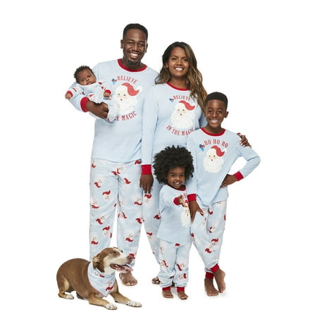 

Jolly Jammies Vintage Santa Matching Family Christmas Pajama Set