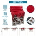 thumbnail image 6 of Red Christmas Table Runner 70 Inches Long Farmhouse Dress Scarves, Snowman Snowflake Winter Birds Dining Tablerunner for Coffee Table/Kitchen Island/Party Décor, 13" x 70", 6 of 8