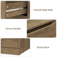 thumbnail image 7 of Homfa Vertical 7 Drawer Dresser, 51.3 in Tall Wood Storage Cabinet with Upgraded Stable Base for Bedroom Living Room, Rustic Brown, 7 of 7
