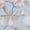 Blue Beige, variant on Placemats Set of 6 Leather Floral Placemats for Kitchen Table Decor Washable Heat Resistant Table Mats Blue Beige 13x13inch