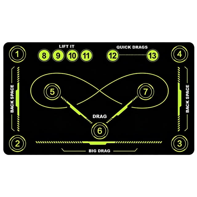 WUSUOWEI 1PC Training Mat,150 X 90CM,Field Equipment,Non Slip and Quiet,Skill Practice with Precise Markings,Diatomaceous Mud Material,RollUp Design,Training Mat for Exercise,Fun Activity