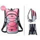 thumbnail image 2 of Monvecle Paquete De Hidratación Mochila De Agua Mochila Bolsa De Vejiga Ciclismo Bicicleta Bicicleta/Senderismo Escalada Bolsa + Bolsa De Hidratación 2L Rosa, 2 of 5