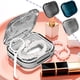 thumbnail image 1 of Caja de almacenamiento multifuncional de aparatos dentarios para retenedores dentales • Contenedor de viaje sellado y resistente al polvo • Organizador de plástico impermeable Blanco gris azul 1 pack, 1 of 6