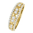 thumbnail image 4 of Aonejewelry 0.50 Ctw. Diamond Delicate Wedding Band In 14K Yellow Gold, 4 of 4
