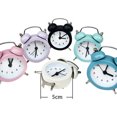 thumbnail image 2 of Vallaes 3 Inch Metal Bell Portable Digital Alarm Clock (Green) 1pcs, 2 of 2