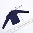 thumbnail image 7 of 1/6 Doll Clothes Sweatshirt Handmade for 12 inch Doll Figures Action Figures Blue, 7 of 7