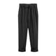 thumbnail image 3 of Pantalones de imitación de algodón y lino para mujer: pantalones holgados y finos de largo 9/10, poliéster, ropa informal de verano, 3 of 3