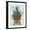 Black Frame, variant on Art.com Fox with Butterfly Bell Jar Stretched Canvas Print Wall Art by Fab Funky, 12" x 16"