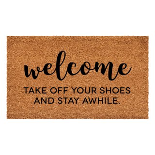 Ayatow Thin Door Mats for Inside Entry, Fox Sake Take Your Shoes Off Funny  Doormats for Outdoor Entrance Home 23.6 X 15.7 Size, Welcome Mat Indoor