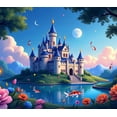 thumbnail image 4 of Fairytale Castle Backdrop Banner for Kids Party Wedding Photo Shoot Birthday Decoration Events Magical Background Props, 4 of 4