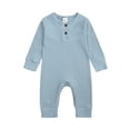 thumbnail image 2 of Bellafa Baby Boys Girls Footed Pajamas Cotton Long Sleeve Snap-up Romper Jumpsuit Sleep and Play One-Piece, 2 of 8