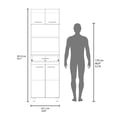 thumbnail image 2 of We Have Furniture Lakeridge Pantry Cabinet – Modern Storage Solution with White, 2 of 6