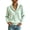 Light Green #23, variant on Womens Shawl Collar Cable Knit Pullover Sweater Half Button Front Long Sleeve Relaxed Fit Casual Fall Winter Tops