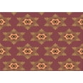 thumbnail image 1 of Ahgly Company Machine Washable Indoor Rectangle Transitional Orange Area Rugs, 3' x 5', 1 of 7