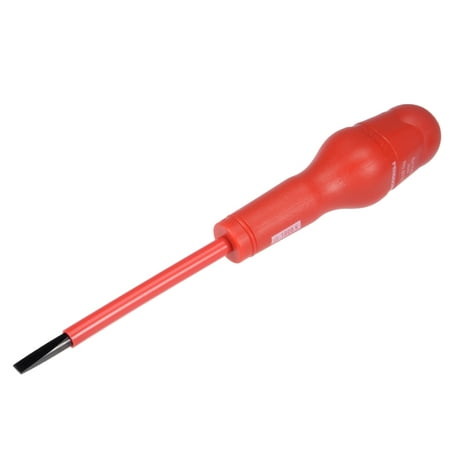 

1000v Slotted Insulated Magnetic Electrical Screwdriver 6mm x 100mm