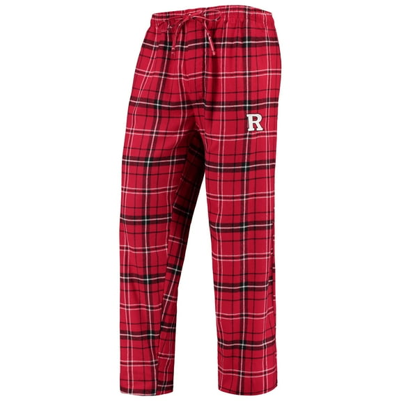 Men's Concepts Sport Scarlet/Black Rutgers Scarlet Knights Ultimate Flannel Pants