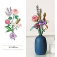 thumbnail image 2 of Building Blocks Immortal Bouquet Home Decoration Decoration Assembly Toy Set Gift (Without Vase), 2 of 11