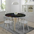 thumbnail image 2 of Round Fitted Tablecloth with Elastic Verse Scripture Quotes Round Outdoor Tablecloths Fitted Table Covers for Round Tables Waterproof Reusable Vinyl Table Cloth for Indoor and Outdoor 44"-48", 2 of 7