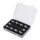 thumbnail image 1 of Juego de llaves inglesas de aluminio para radios de hierro, herramienta universal de tamaño 10 para motocicleta Negro, 1 of 7