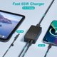 thumbnail image 3 of Cargador MARSDOCK de 65 W para Microsoft Surface con cable de 10 pies, 3 of 7