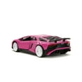thumbnail image 4 of Lamborghini Aventador SV Sports Car, Pink - Jada Toys 35362 - 1/32 Scale Diecast Model Car, 4 of 6
