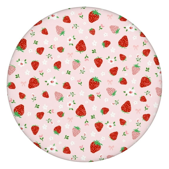 Tablecloth Featuring Watermelon Print Cute Tropical Fruit Design Aesthetic for Summer Party Decor