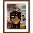 thumbnail image 2 of Art.com Tough Call - Bottom of the Sixth (Three Umpires), April 23, 1949 Giclee Print by Norman Rockwell, Brown Frame Wall Art, 17" x 21", 2 of 5