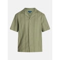 thumbnail image 5 of George Men's Embroidered Camp Shirt with Short Sleeves, Sizes S-5XL, 5 of 5